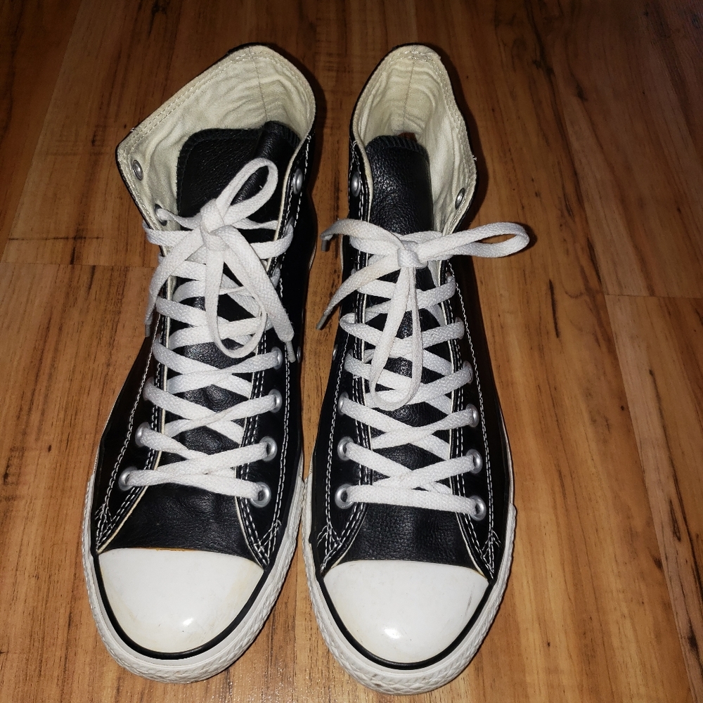 Leather Converse sneakers